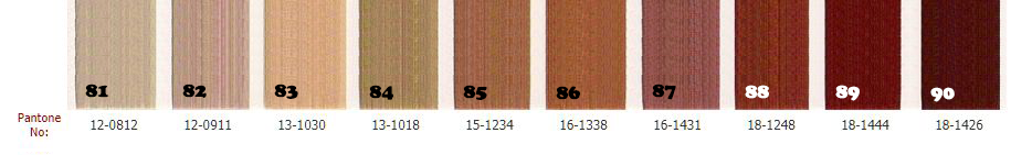 Pantone Page 09 - Yarn Colors