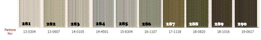 Pantone Page 29 - Yarn Colors